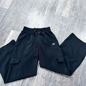 Justice Kids Black Cargo Pants
